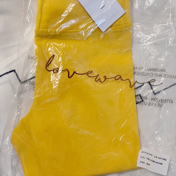 Lovewave Luka Leggings in Daffodil Yellow - Size Small - Picture 2 of 2